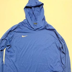 Nike Dri-Fit Blue Large Hoodie